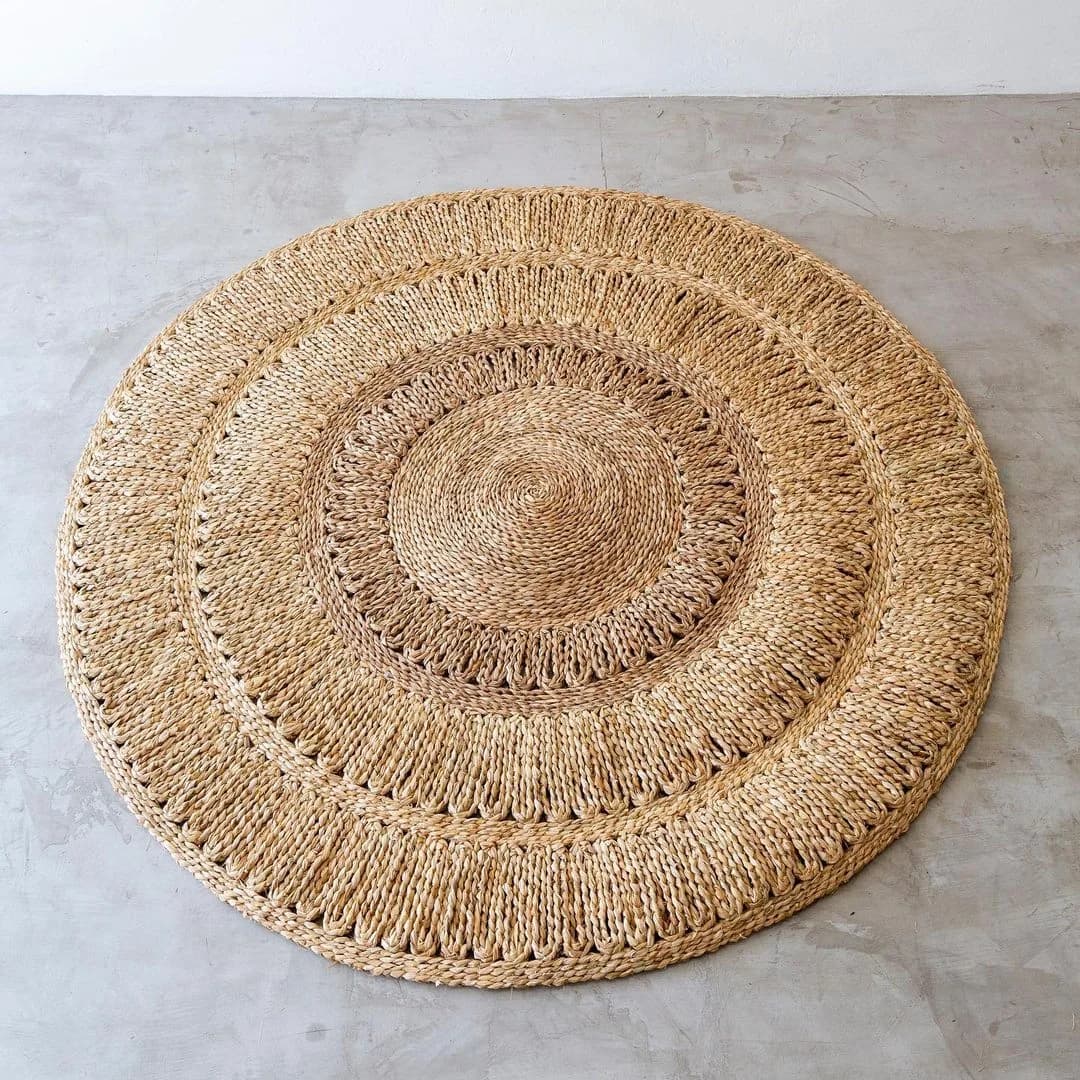 Tapete Redondo Taboa 2 metros.