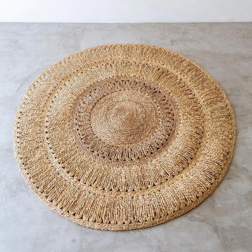 Tapete Redondo Taboa 2 metros.