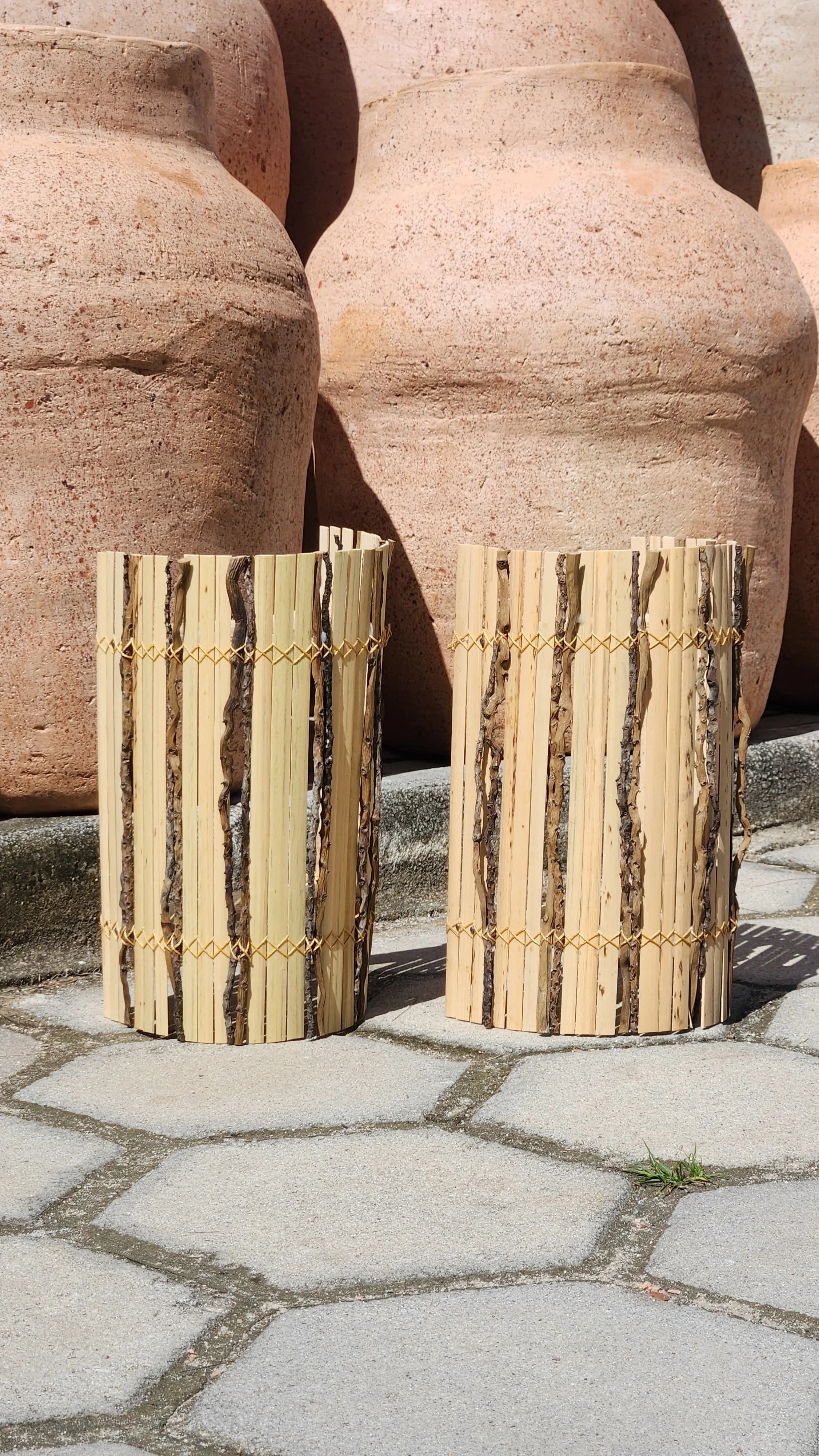 Arandela artesanal 30x16cm