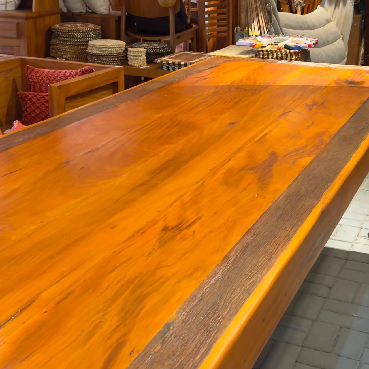 Mesa De Jantar Peroba - 3,0 x 1,0 x 0,80 2
