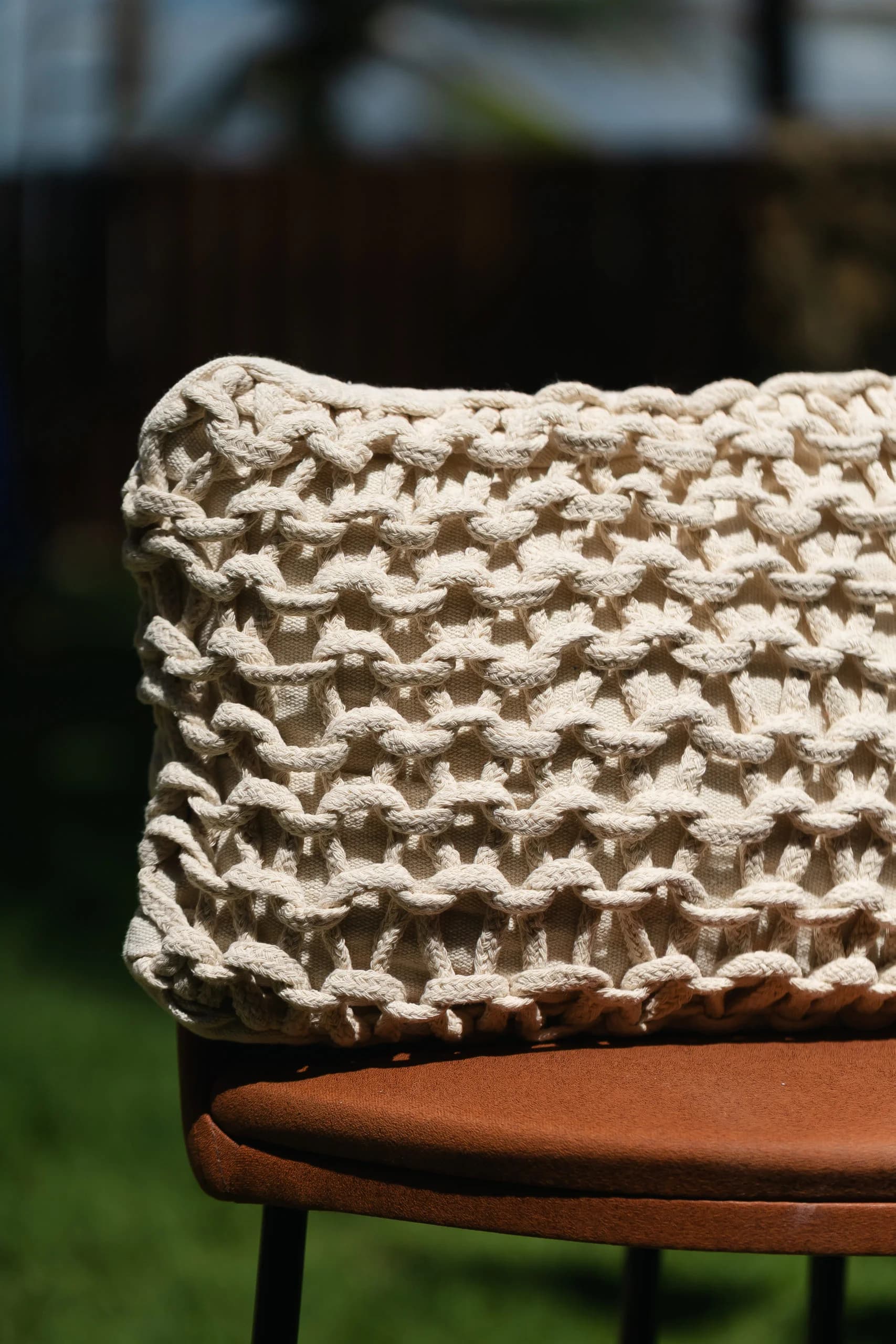 Capa de Almofada Corda 30cmx50cm 2