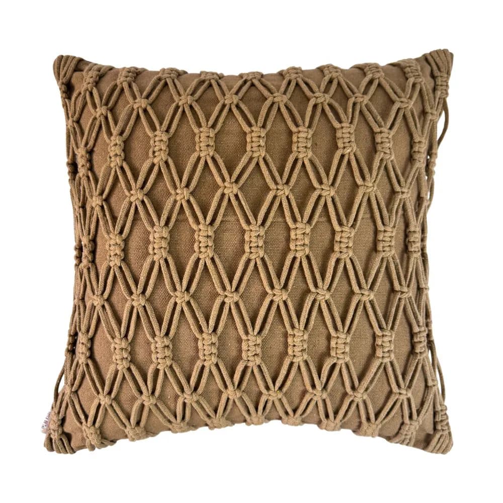 Capa de almofada Colmeia Terra do Sol 45cmx45cm 2