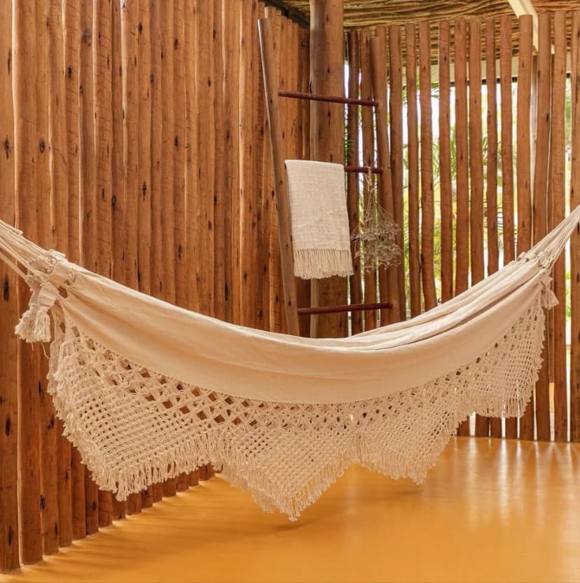 Rede King Varanda de Flor Macramê