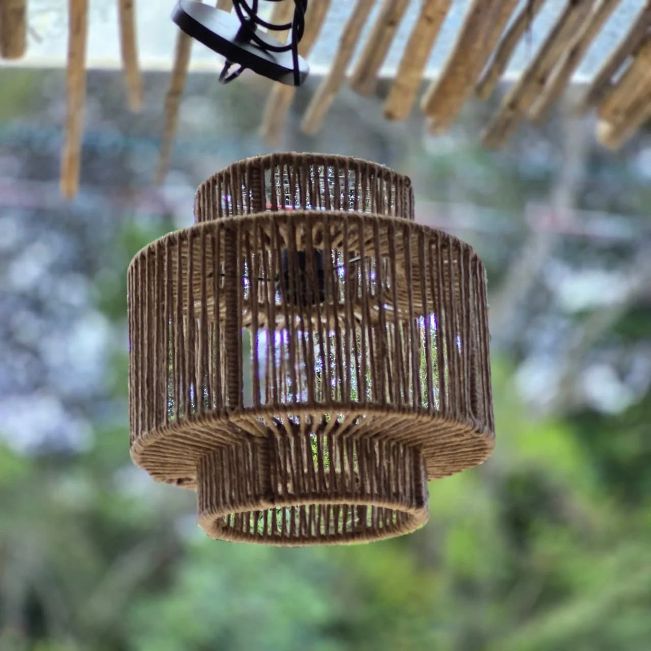 Luminária Rami Tubo duplo PS-22 24cmx25cm