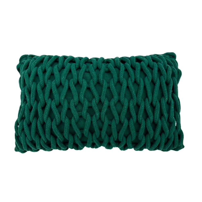 Capa de almofada Ponto Crochê 30cmx50cm
