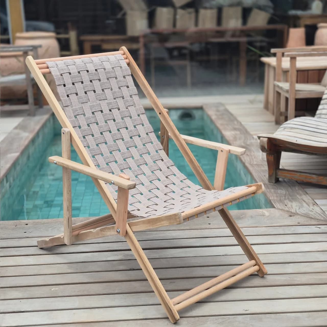 Cadeira espreguiçadeira Trancê