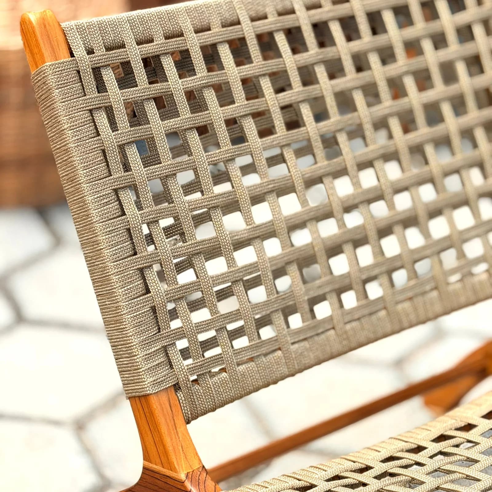 Poltrona com Corda Náutica