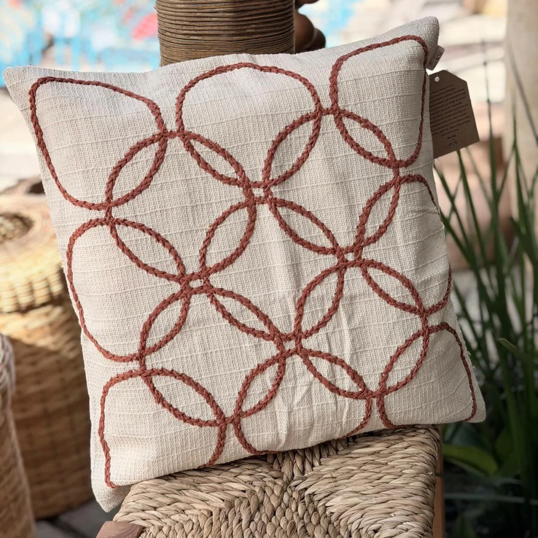 Capa de almofada Bolas 50x50cm