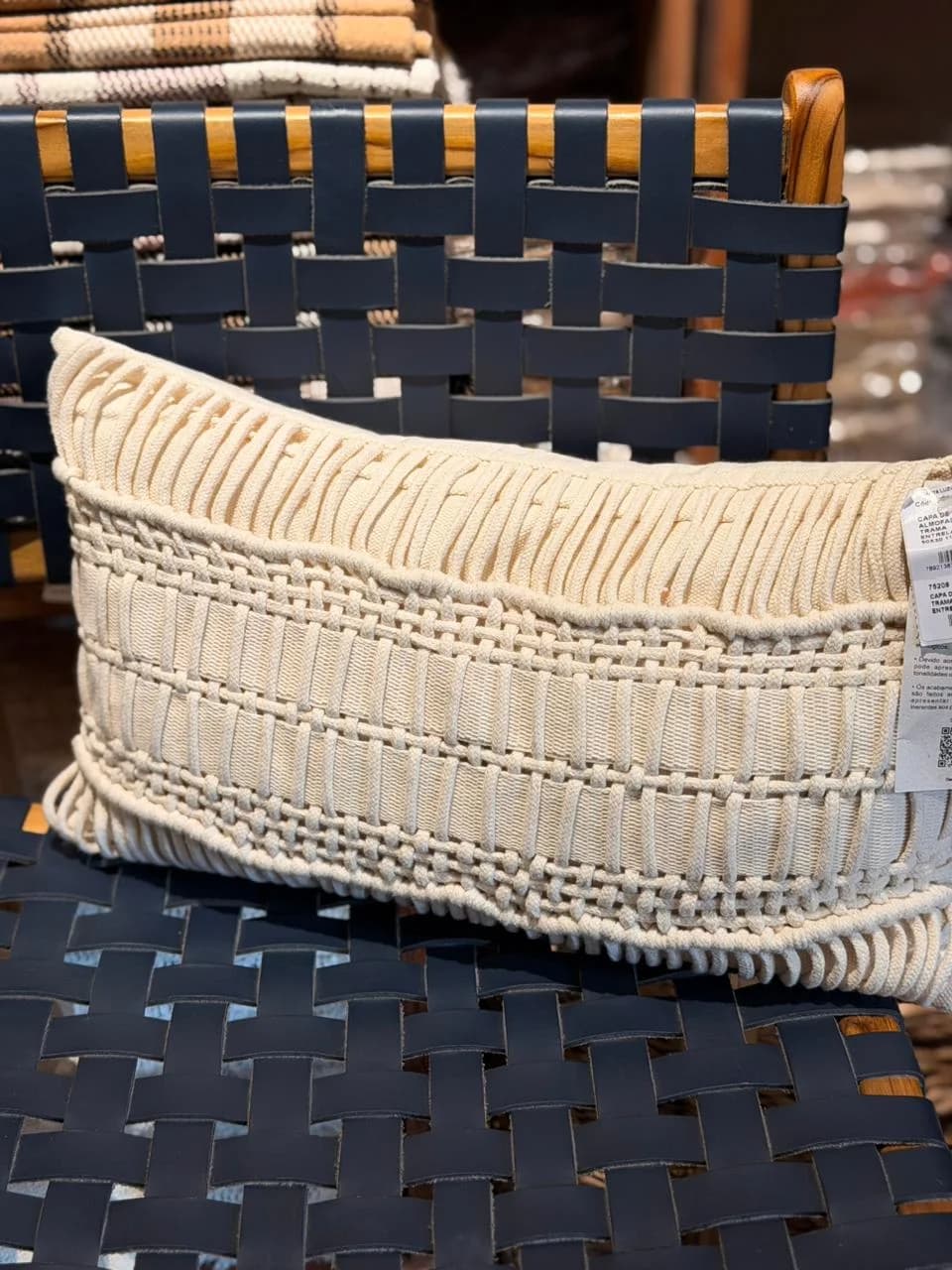 Capa de almofada Trama entrelaçada 30cmx50cm 2