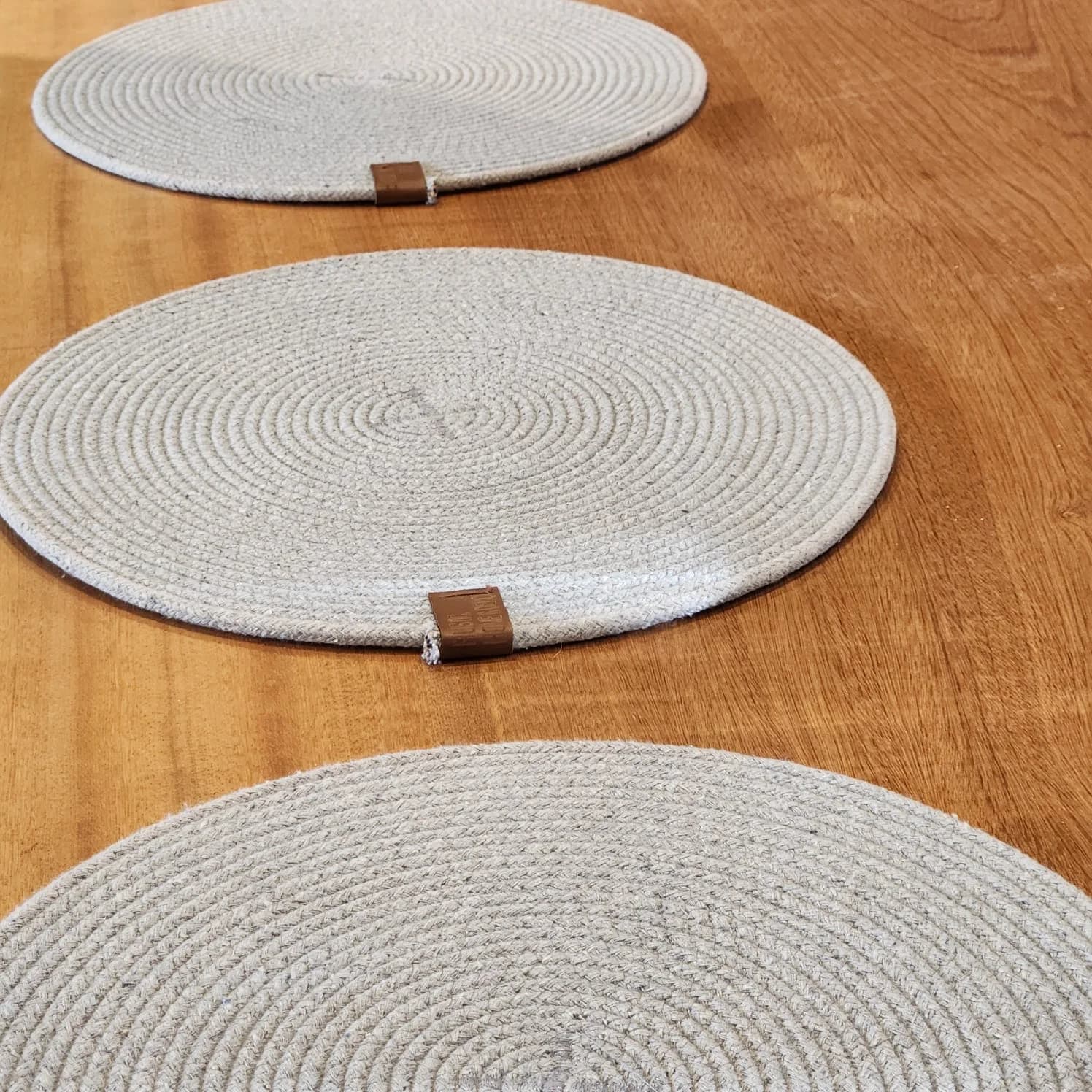 Sousplat Redondo Algodão de Corda