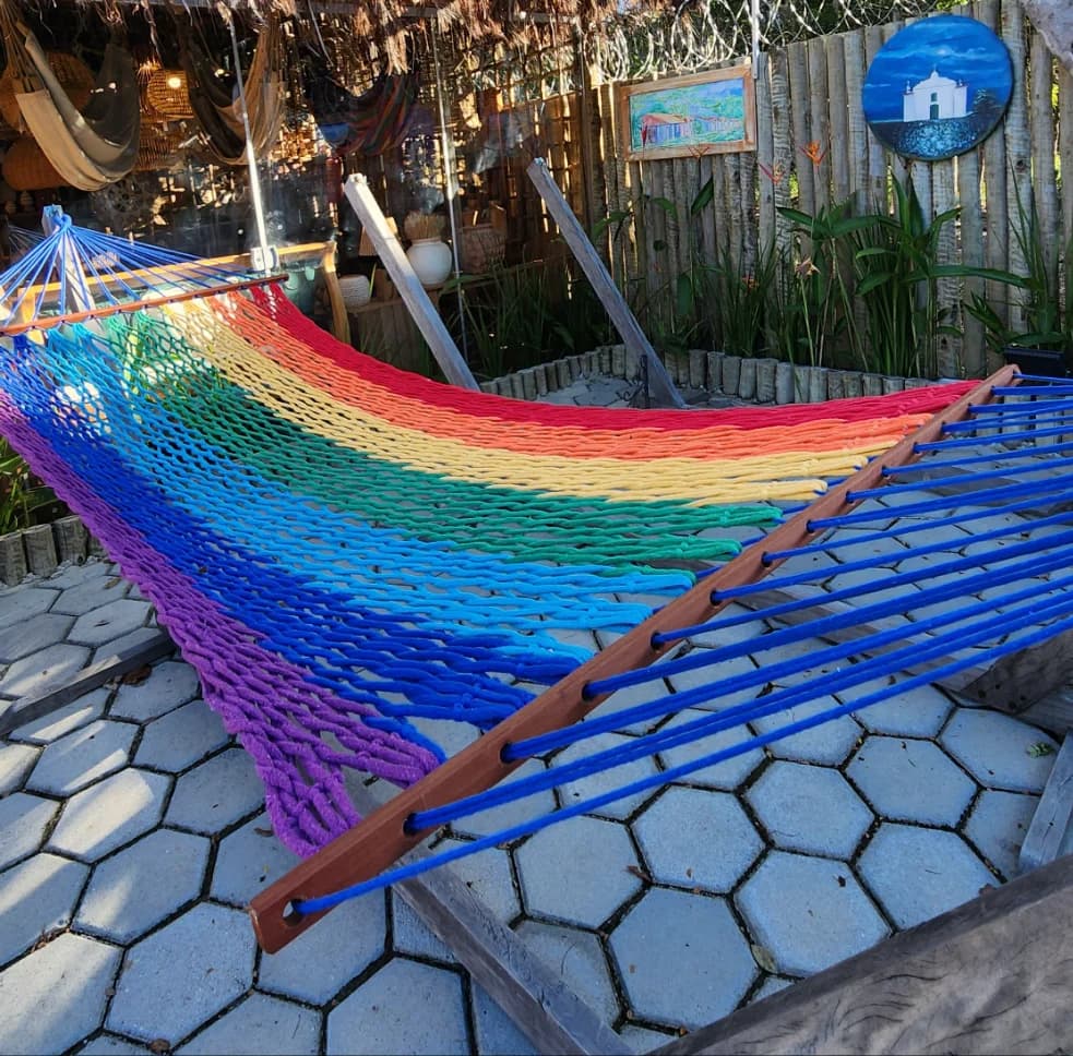 Rede Arco-íris de Corda - Modelo Bigbrother.