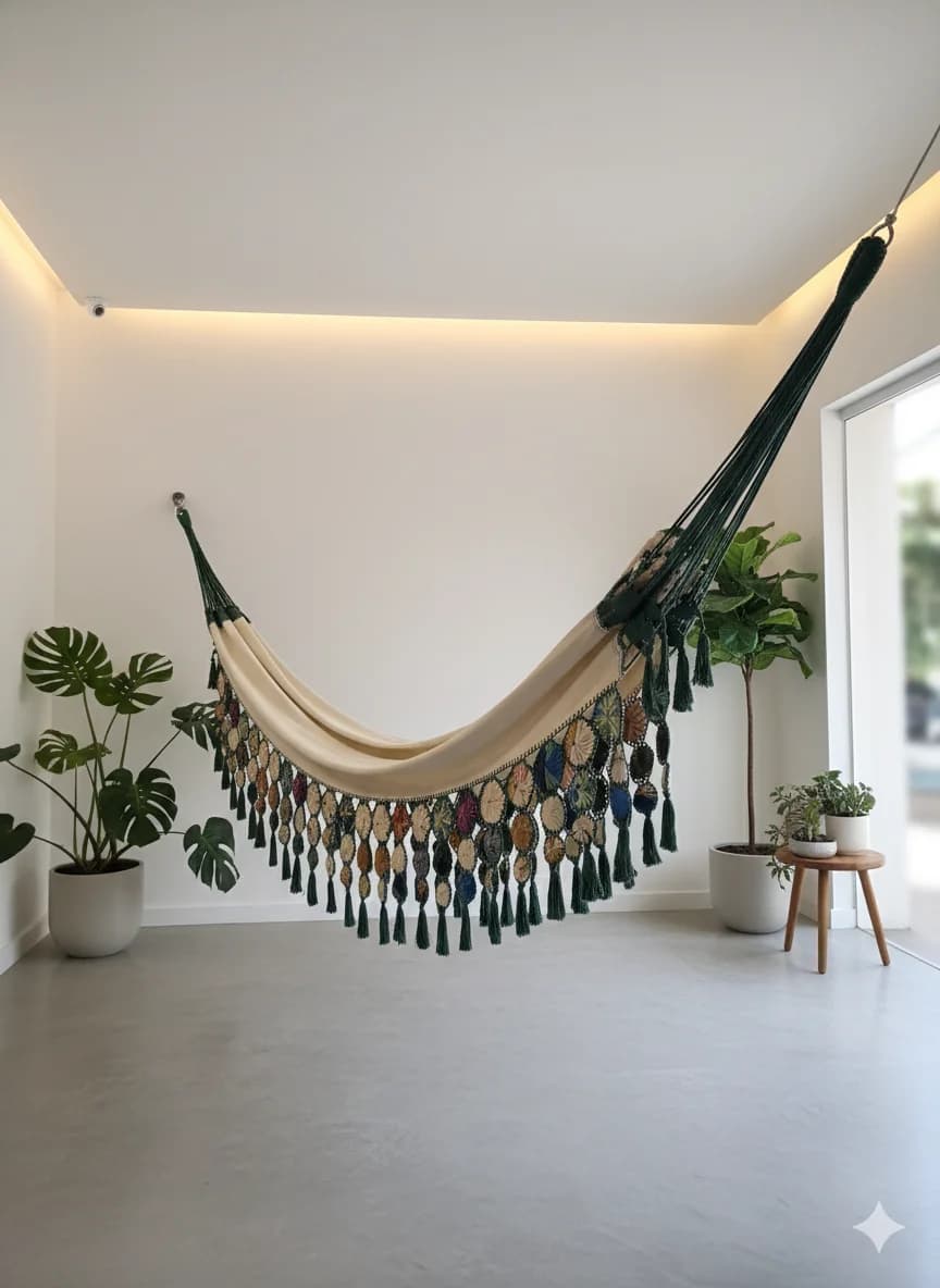 Rede de Descanso king Fuxico Tanga