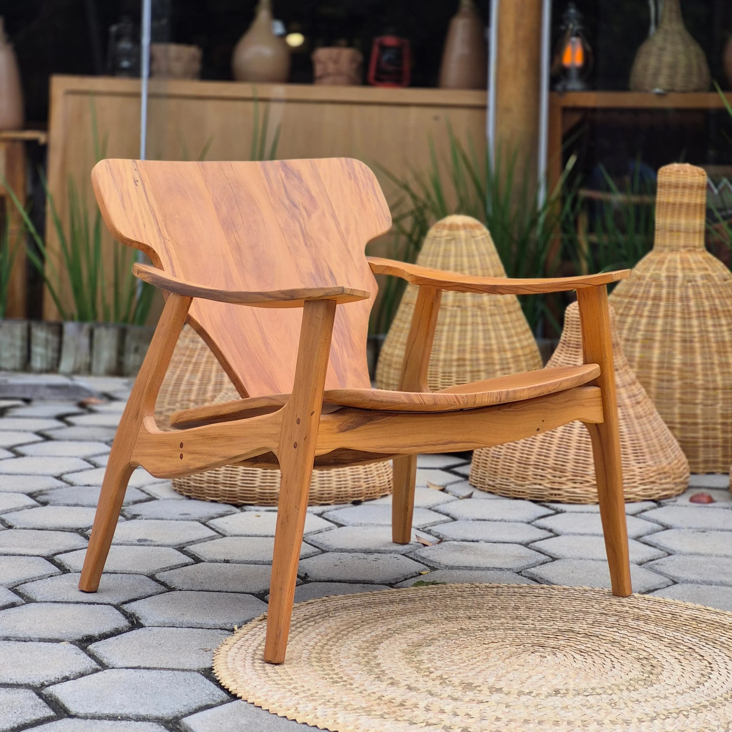 Poltrona Diz Slim Sérgio Rodrigues - Peroba Rosa