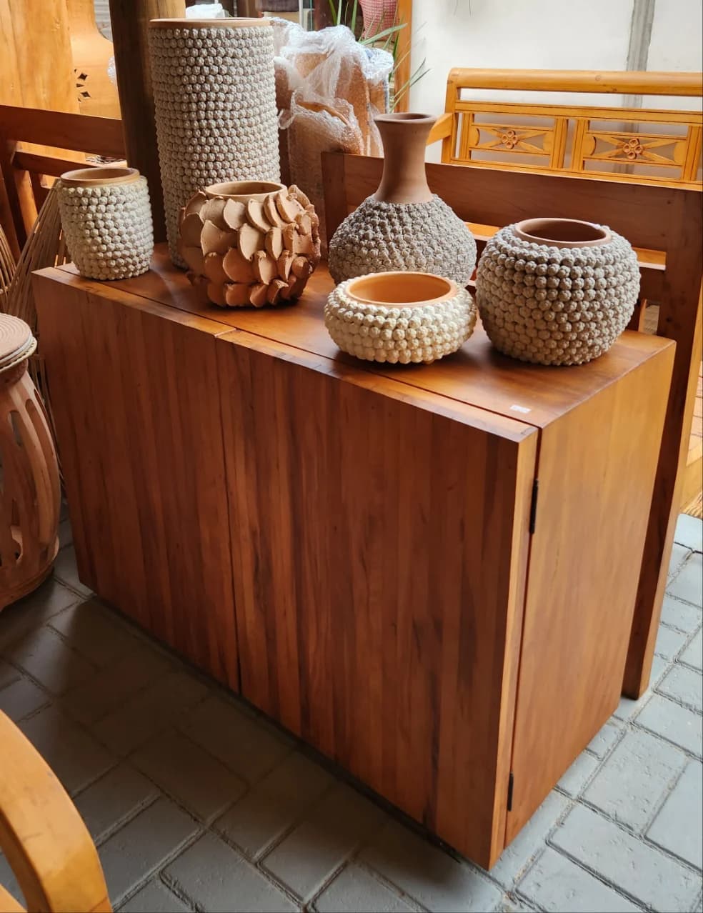 Balcão Escritório Peroba