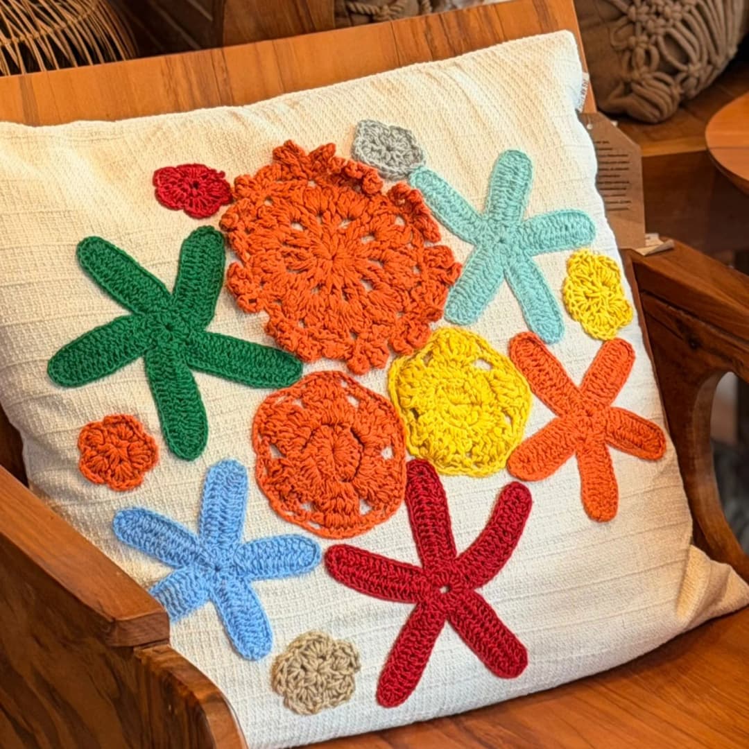 Capa de almofada Gênesis Colorida 50x50cm