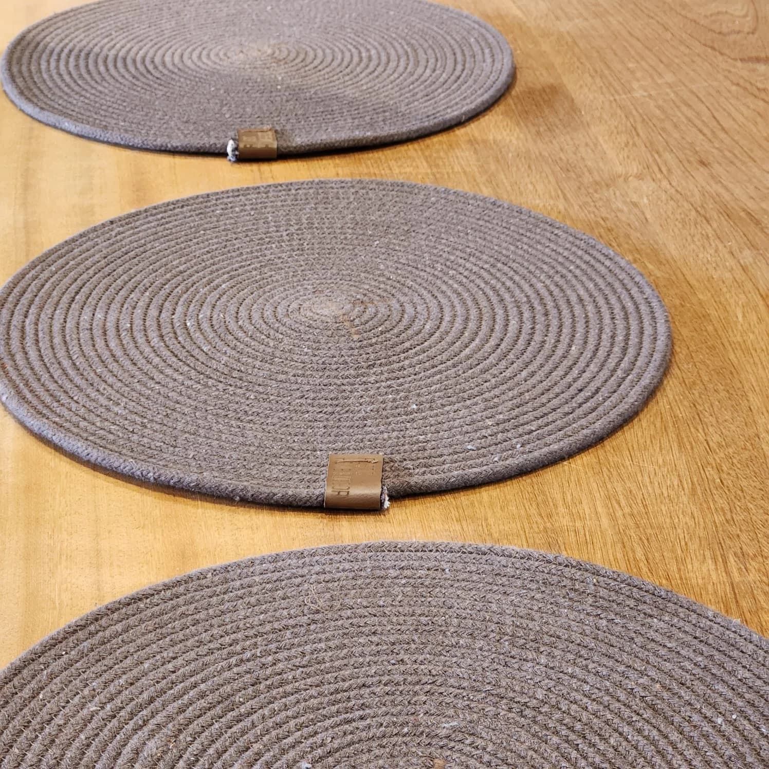 Sousplat Redondo Algodão de Corda