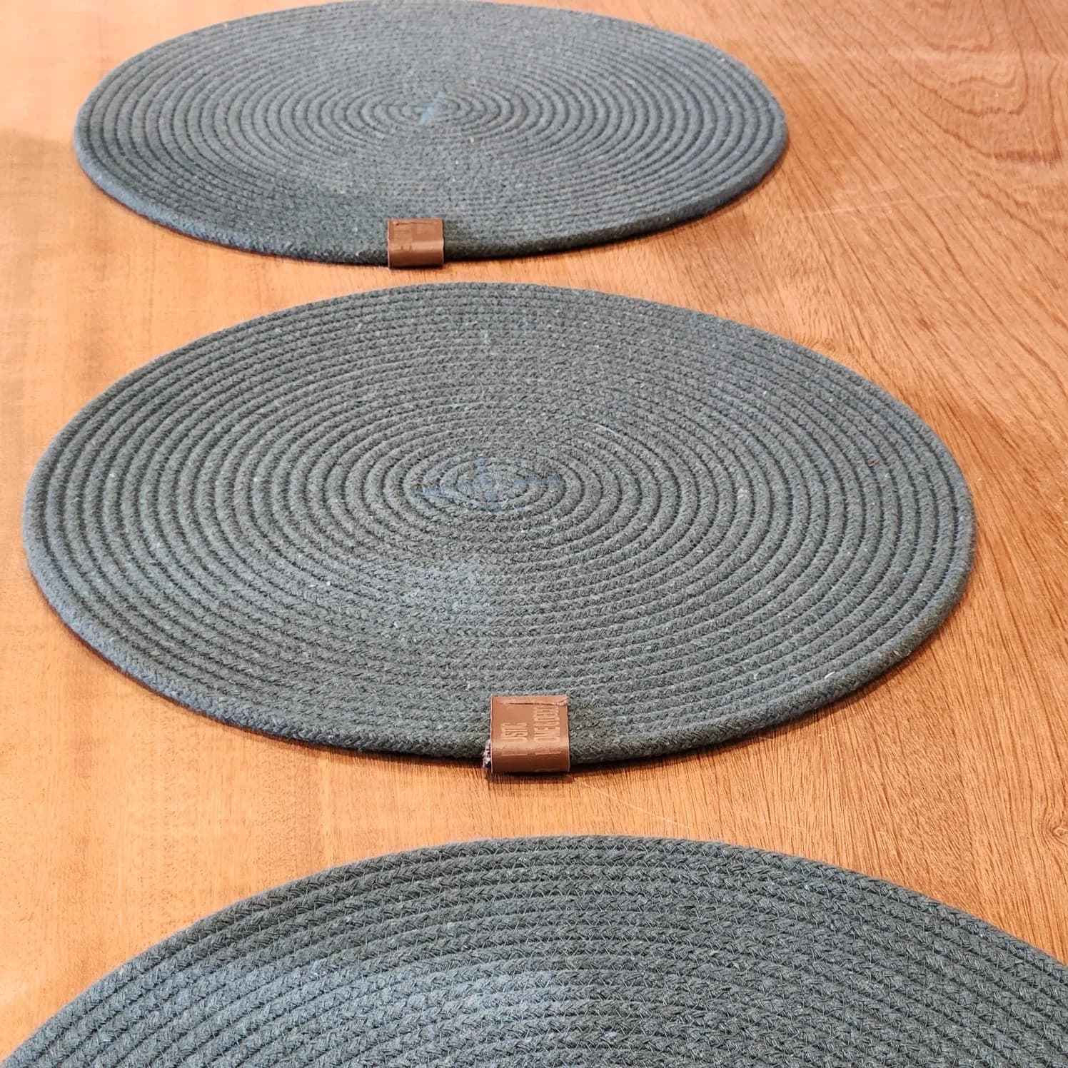 Sousplat Redondo Algodão de Corda