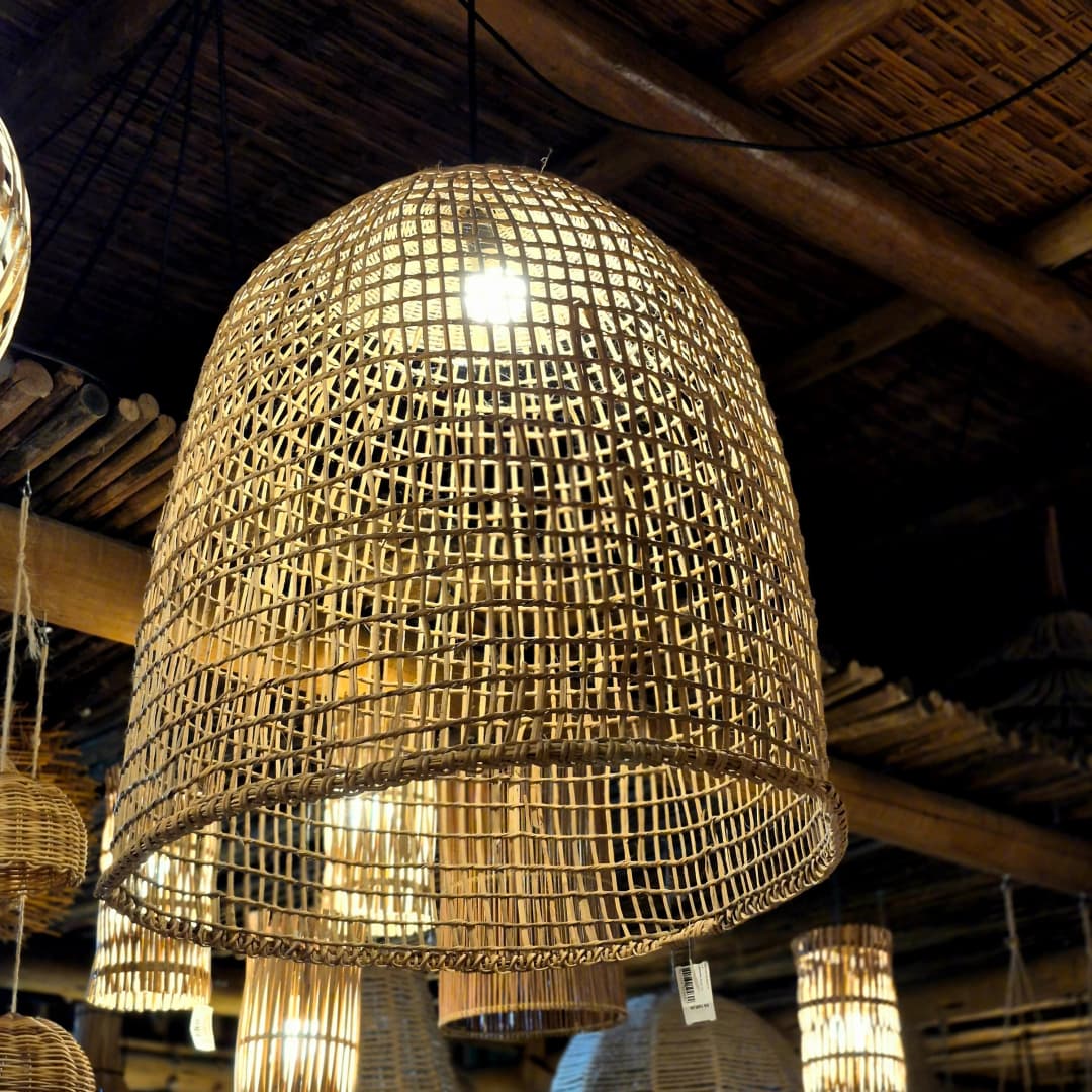 Luminária Gaiola Cipó Amber GG