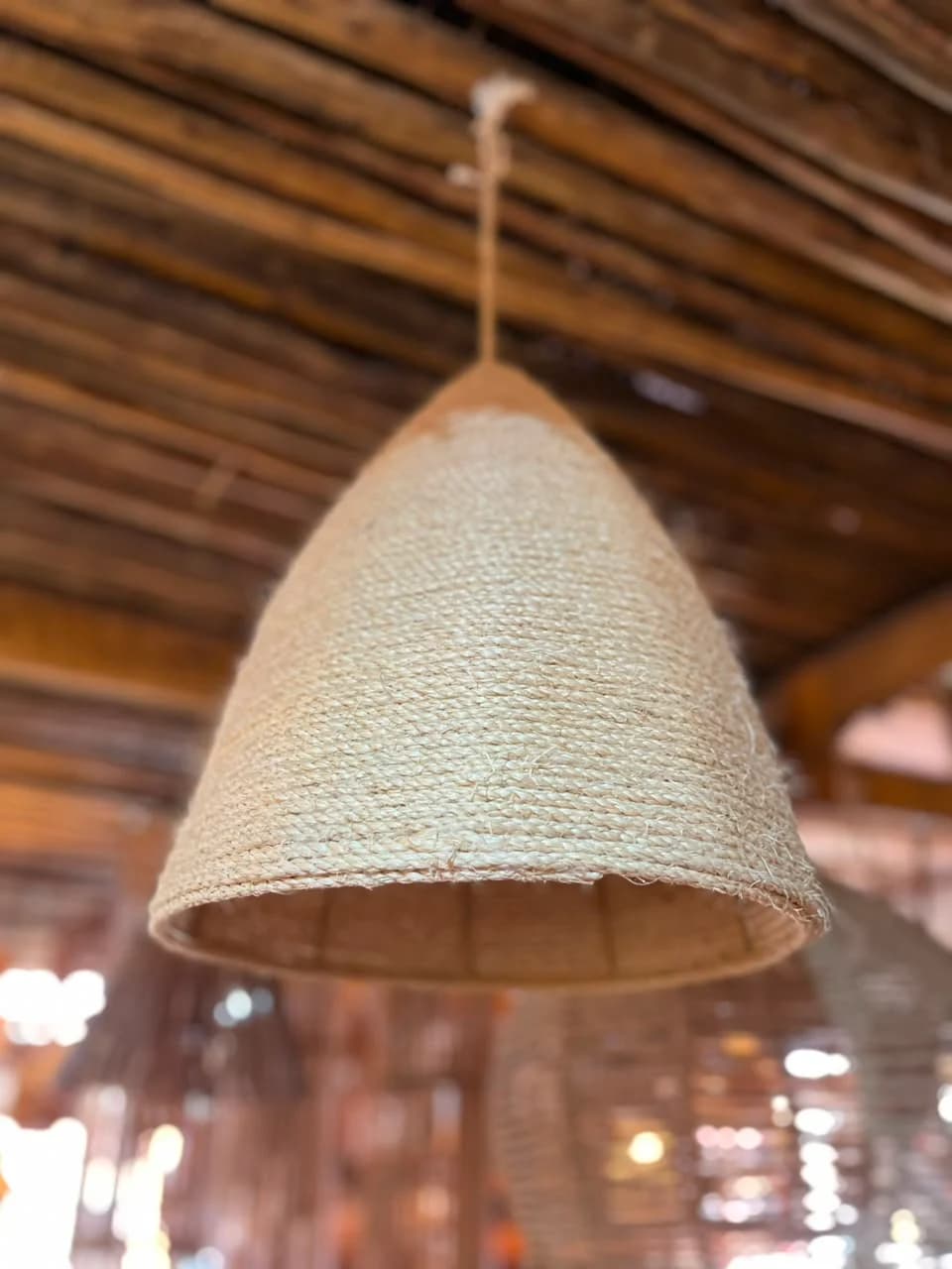 Luminaria Cúpula de Sisal 2