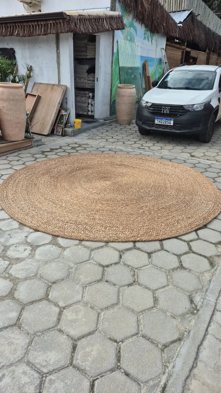 Tapete Redondo Liso Taboa 7