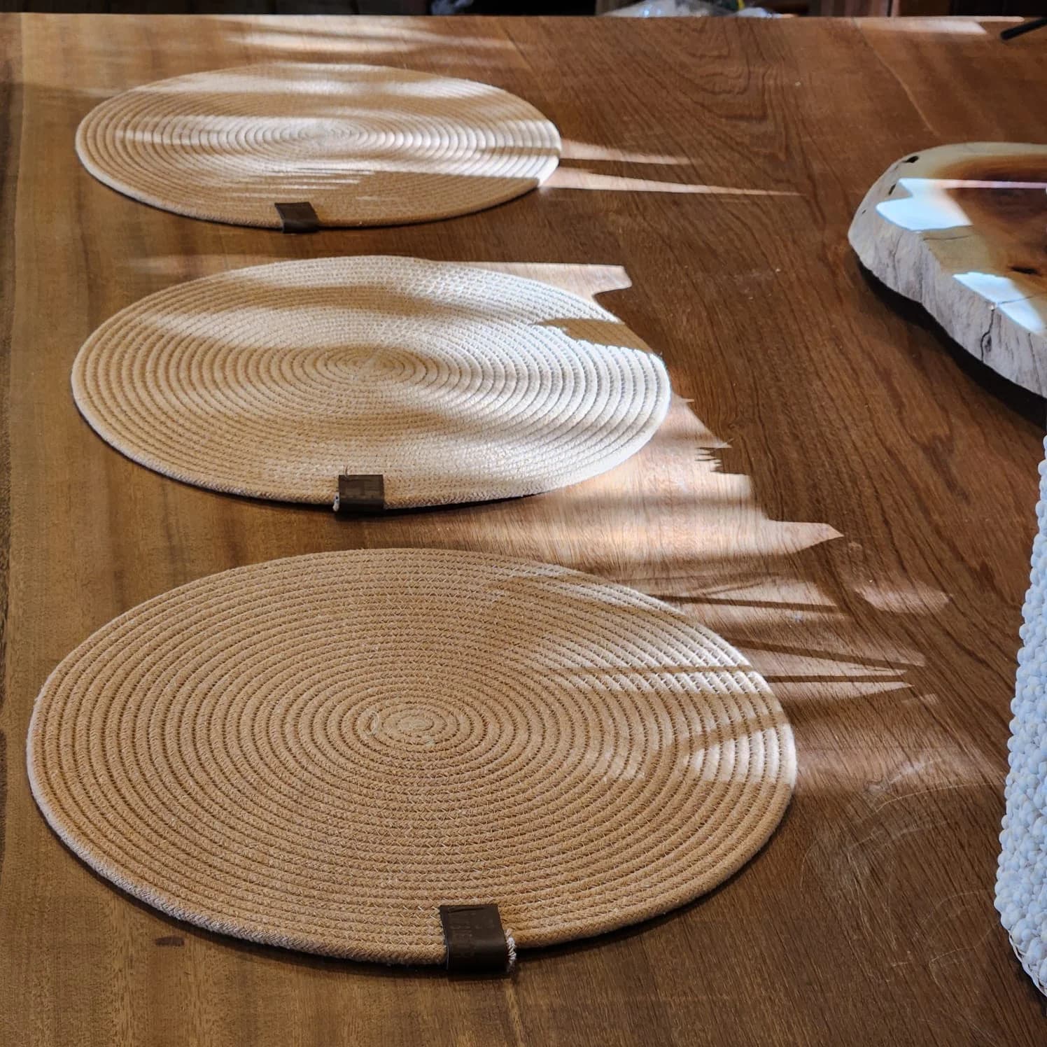 Sousplat Redondo Algodão de Corda