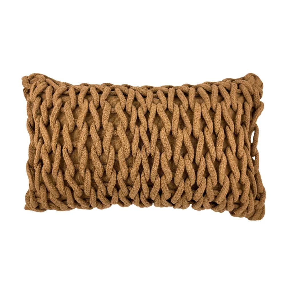 Capa de almofada Ponto Crochê 30cmx50cm 2