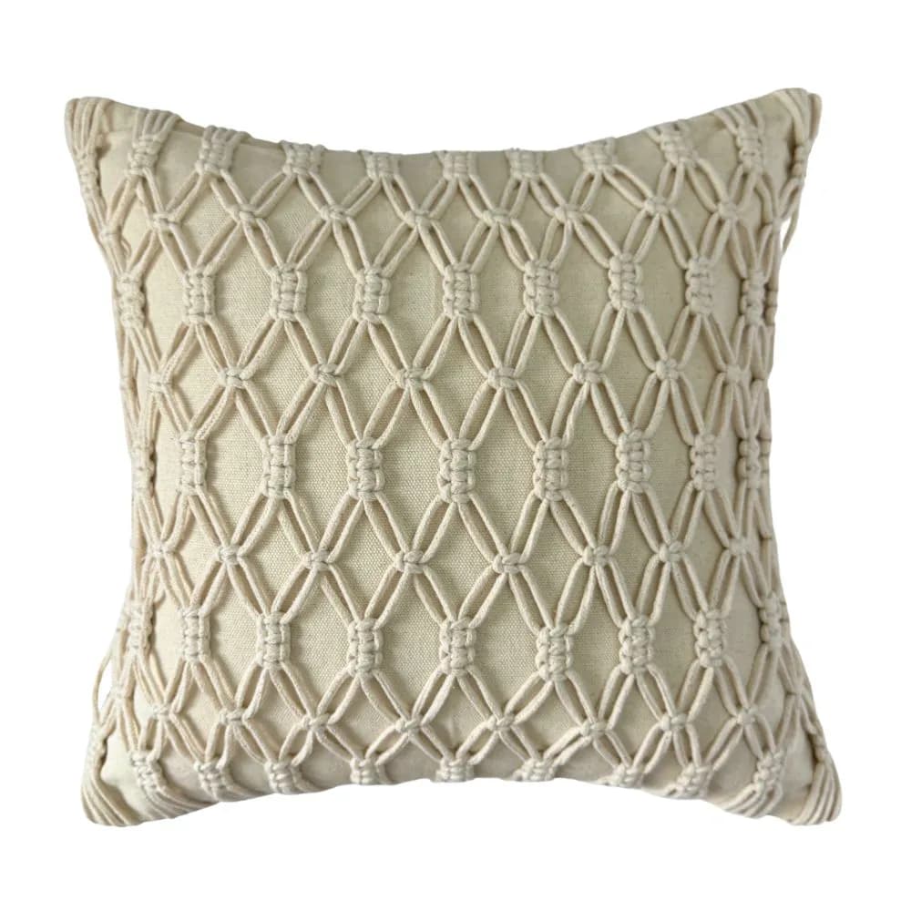 Capa de almofada Colmeia Terra do Sol 45cmx45cm 5